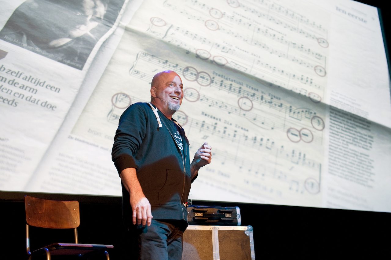 Keynote speaker met 'De Schat van Mondo Leone'